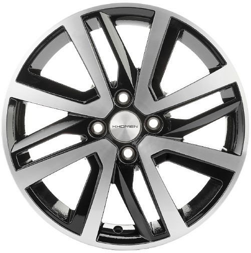 Диски KHOMEN KHW1609 6,0xR16 4x100 54,1 46 BLACK-FP