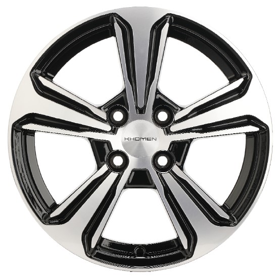 Диски KHOMEN KHW1502_(15_Solaris_II) 6,0xR15 4x100 54,1 46 BLACK-FP