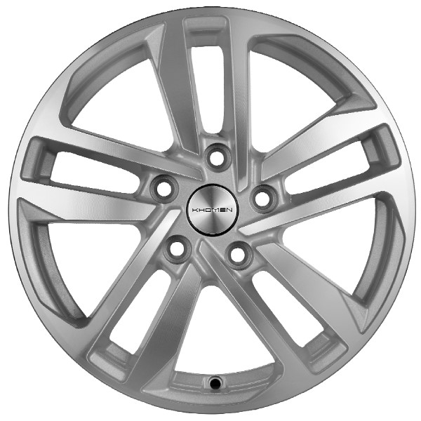 Диски KHOMEN KHW1612_(ZV_16_Polo) 6,5xR16 5x100 57,1 39 F-SILVER-FP