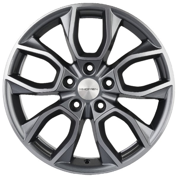 Диски KHOMEN KHW1713_(17_ZV_Changan_CS35/CS35Pro) 7,0xR17 5x110 63,3 46 GRAY-FP