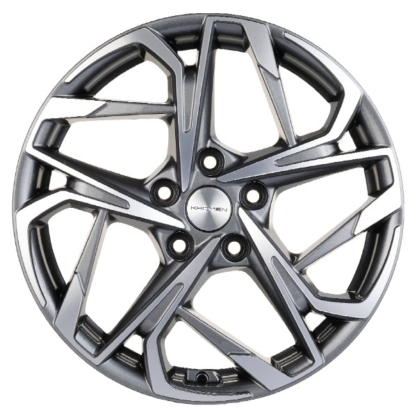 Диски KHOMEN KHW1716_(17_ZV_i40) 7,0xR17 5x114,3 67,1 45 GRAY-FP