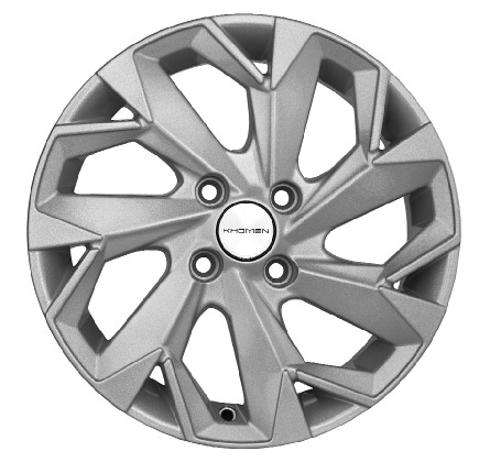 Диски KHOMEN KHW1402_(14_ZV_Accent/Getz/i20) 5,5xR14 4x100 67,1 38 F-SILVER