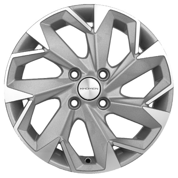 Диски KHOMEN KHW1402_(14_ZV_Accent/Getz/i20) 5,5xR14 4x100 67,1 38 F-SILVER-FP