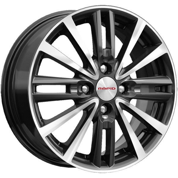 Диски КиК КиК Модена 6,0x15 4x100 54,1 48 алмаз черный SK