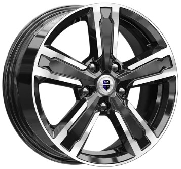 Диски КиК КиК ОКЛАХОМА 6,5xR16 5x114,3 66,1 50 алмаз_черный