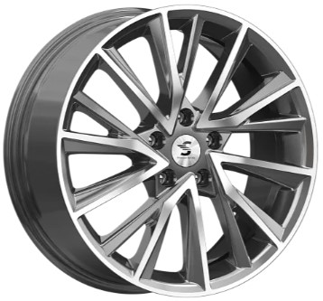 Диски КИК_PremiumSeries КИК_PremiumSeries KP010_(18_AUDI_A4) 7,5xR18 5x112 66,6 39 Diamond_gloss_graphite