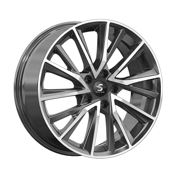 Диски КИК_PremiumSeries КИК_PremiumSeries КР-010_(18_Audi_A4) 7,5xR18 5x112 66,6 39 Diamond_black_gris