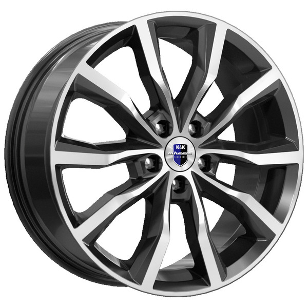 Диски КиК КиК ПОРТЕР 7,5xR18 5x114,3 67,1 45 алмаз_черный