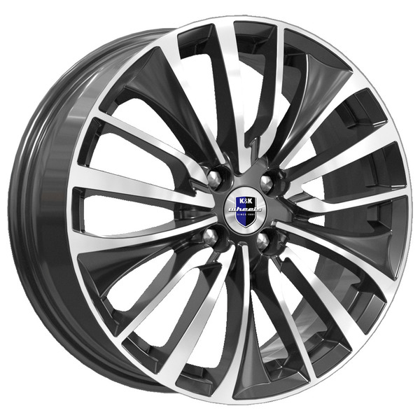 Диски КиК КиК FLANKER 6,5xR17 4x100 67,1 37 алмаз_черный