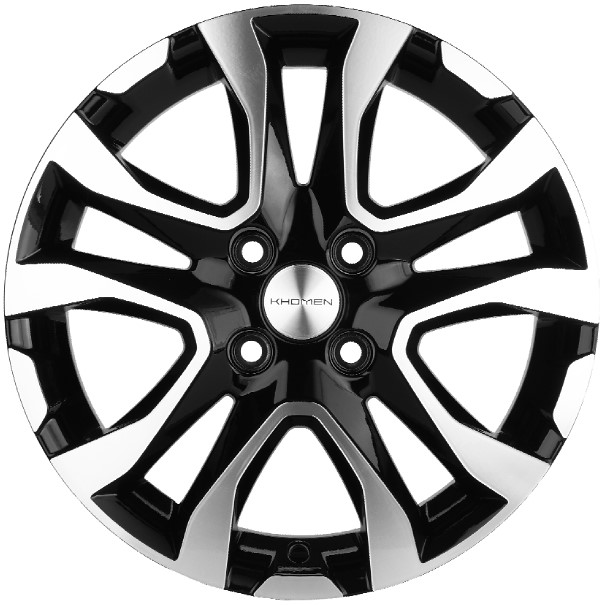 Диски KHOMEN KHW1503_(X-Ray) 6,0xR15 4x100 60,1 40 BLACK-FP