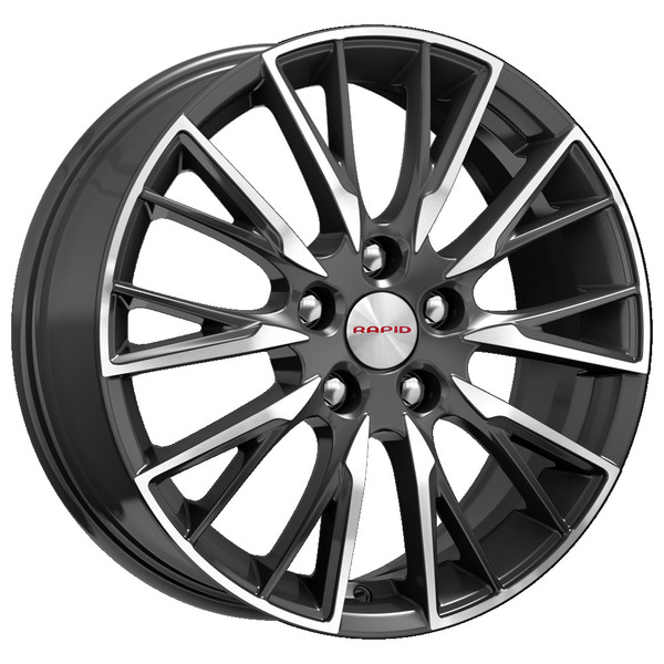 Диски КиК КиК Солт 6,5x17 5x112 66,6 48 алмаз черный