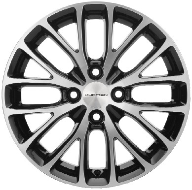 Диски KHOMEN KHW1506_(ZV_15_Vesta) 6,0xR15 4x100 60,1 50 BLACK-FP