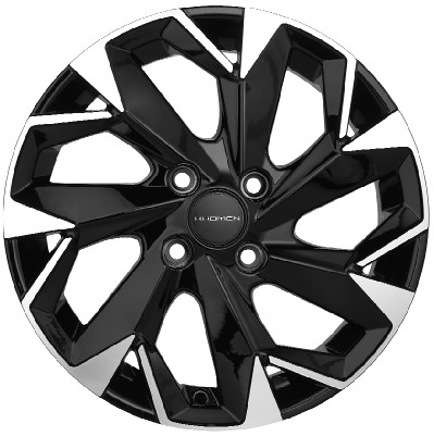 Диски KHOMEN KHW1402_(14_ZV_Accent/Getz/i20) 5,5xR14 4x100 67,1 38 BLACK-FP