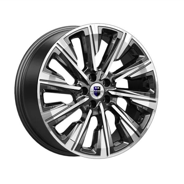 Диски КиК КиК ГАЛЕГО 7,5xR19 5x114,3 66,6 37 алмаз_черный