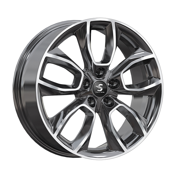 Диски КИК_PremiumSeries КИК_PremiumSeries КР-001_(18_Karoq) 7,0xR18 5x112 57,1 45 Diamond_black_gris