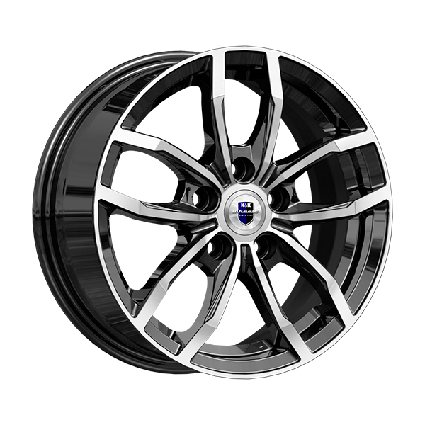 Диски КиК КиК ФРОСТ 6,5xR15 5x100 67,1 45 алмаз_черный