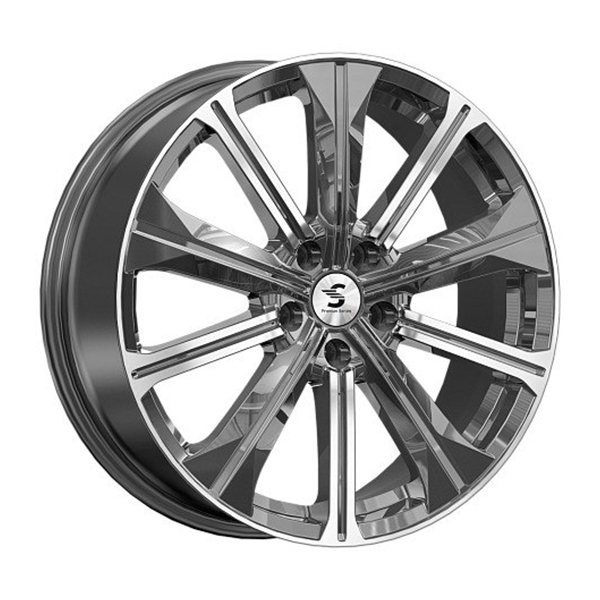 Диски КИК_PremiumSeries КИК_PremiumSeries КР-013 7,0xR19 5x114,3 64,1 40 Diamond_gloss_graphite