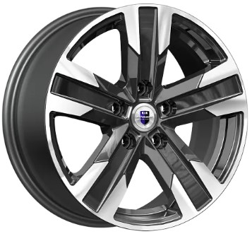 Диски КиК КиК ВИСМУТ 7,0xR16 5x100 67,1 45 алмаз_черный