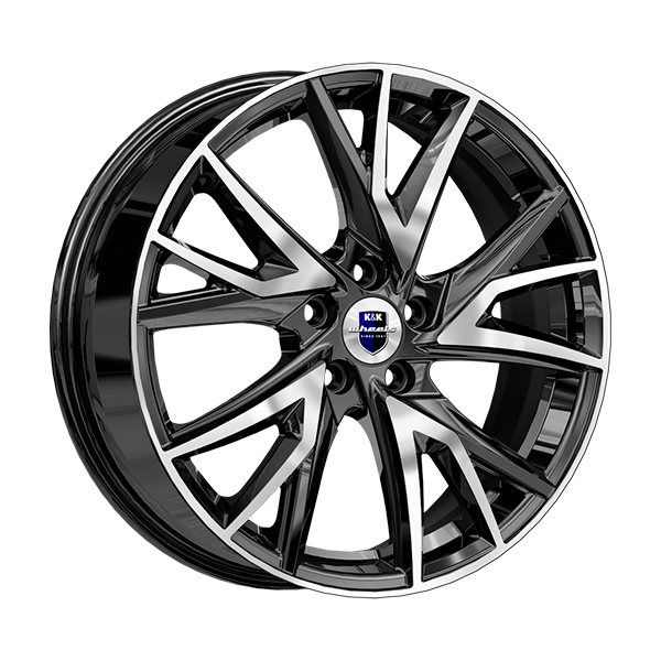 Диски КиК КиК КАЙЛАС 6,5xR18 5x114,3 66,6 37 алмаз_черный