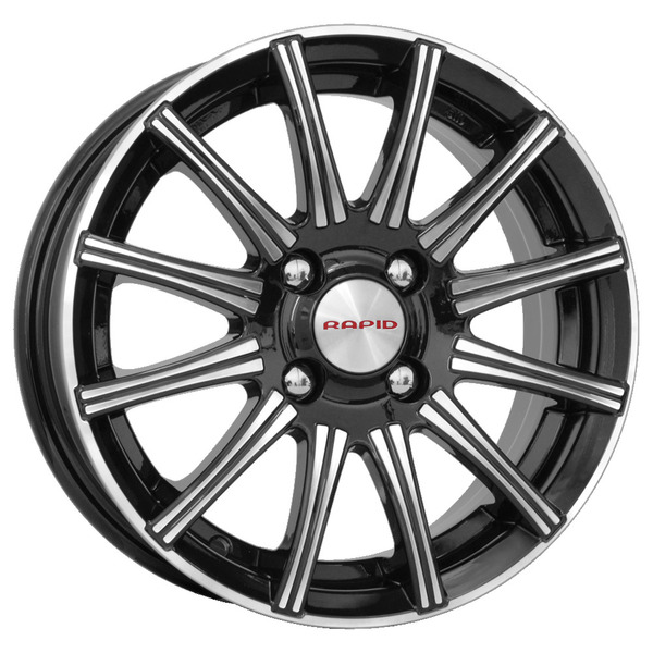 Диски КиК КиК СИЕСТА 6,0x15 4x114.3 67,1 44 алмаз черный