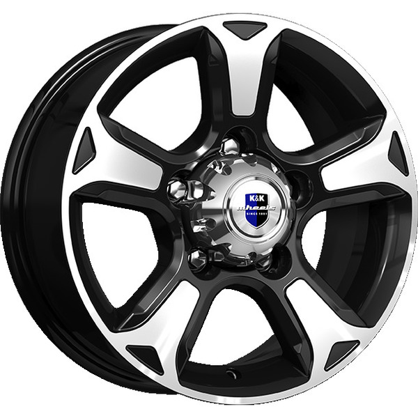Диски КиК КиК АТЛАНТ 7,0x16 5x139.7 108,5 35 алмаз черный