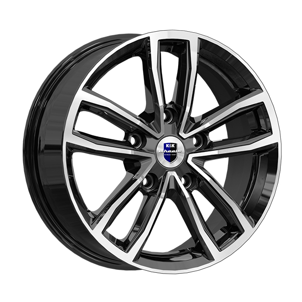 Диски КиК КиК КАЛАНГ 6,5xR17 5x114,3 67,1 38 алмаз_черный