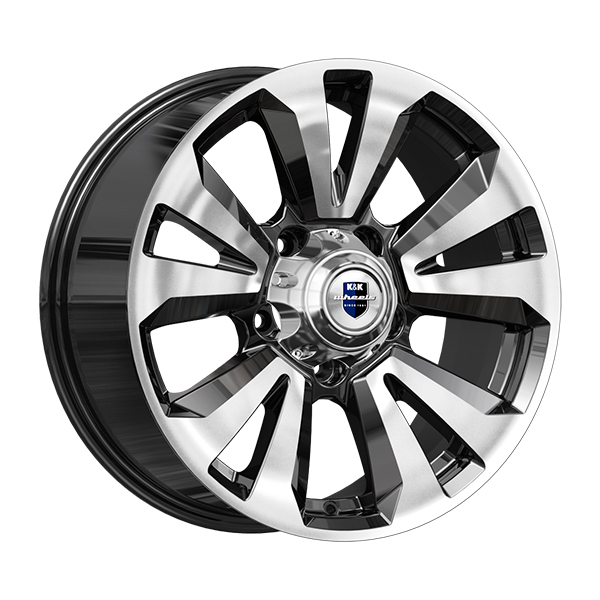 Диски КиК КиК ЛА_ПАС 8,0xR18 5x139,7 108,5 30 алмаз_черный