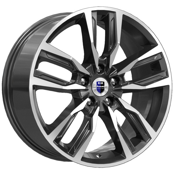 Диски КиК КиК БОРЭЙ 8,0xR18 5x114,3 67,1 45 алмаз_черный