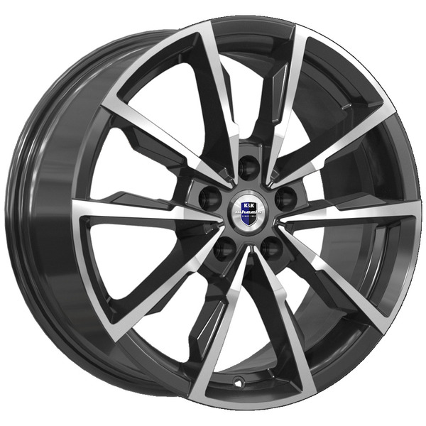 Диски КиК КиК МЕРЕНГЕ 7,5xR17 5x114,3 67,1 45 алмаз_черный