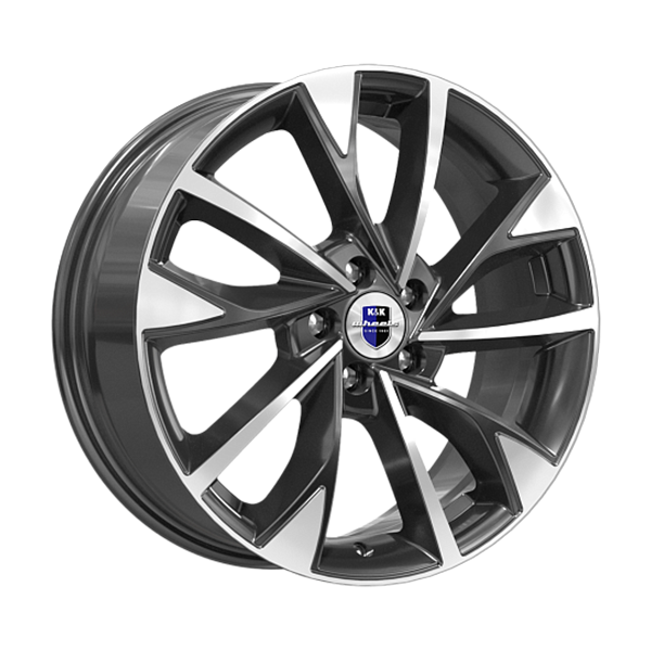 Диски КиК КиК РОКВУД 7,0xR17 5x114,3 66,1 40 алмаз_черный