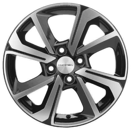 Диски KHOMEN KHW1501_(15_Rio_II) 6,0xR15 4x100 54,1 46 BLACK-FP