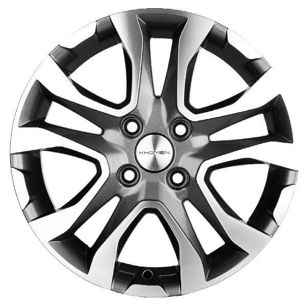 Диски KHOMEN KHW1503_(Vesta) 6,0xR15 4x100 60,1 50 GRAY-FP