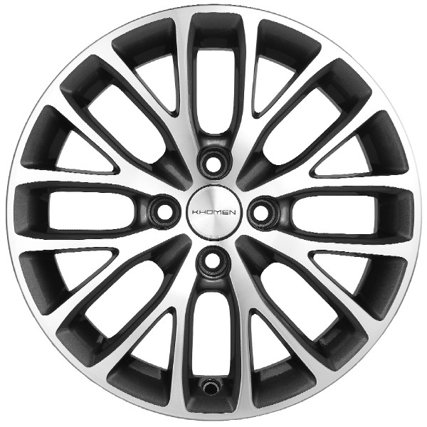 Диски KHOMEN KHW1506_(15_Rio_II) 6,0xR15 4x100 54,1 46 GRAY-FP